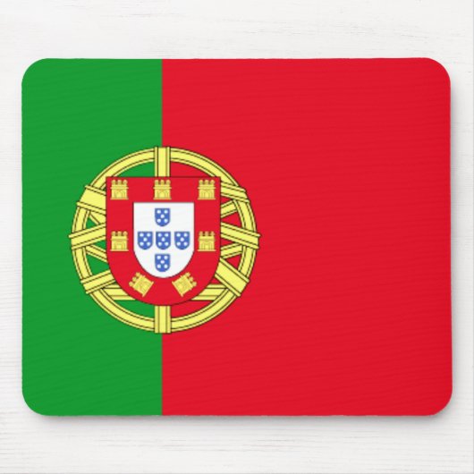 Tapis De Souris Drapeau Mousepad du Portugal (Devant)
