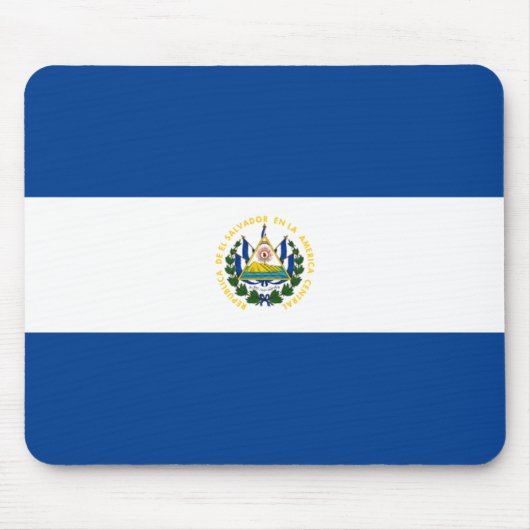 Tapis De Souris Drapeau Mousepad du Salvador (Devant)