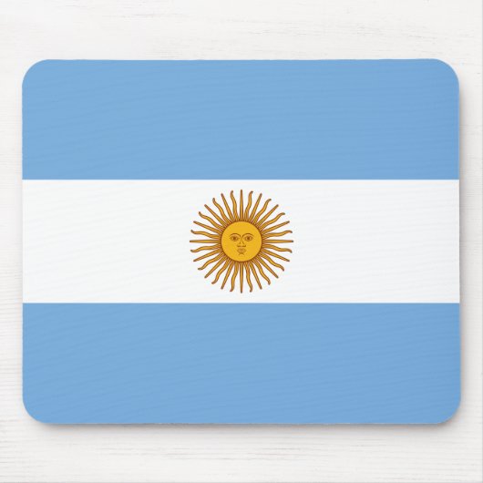 Tapis De Souris Drapeau national de l'Argentine (Devant)