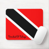 Tapis De Souris Drapeau national du Trinidad-et-Tobago (Avec souris)