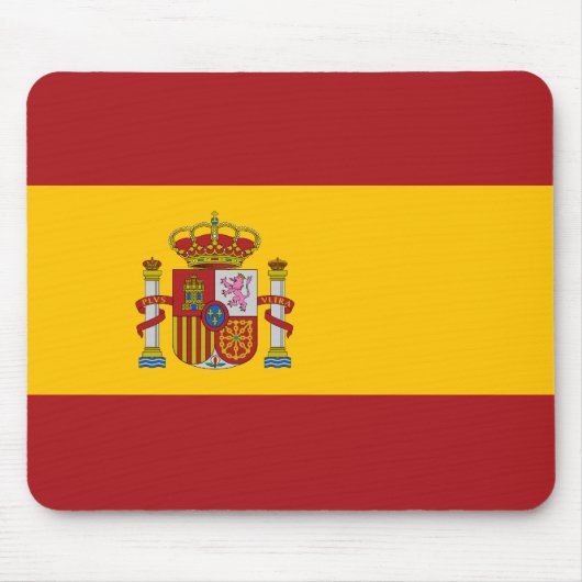Tapis De Souris Drapeau national Mousepad de l'Espagne (Devant)