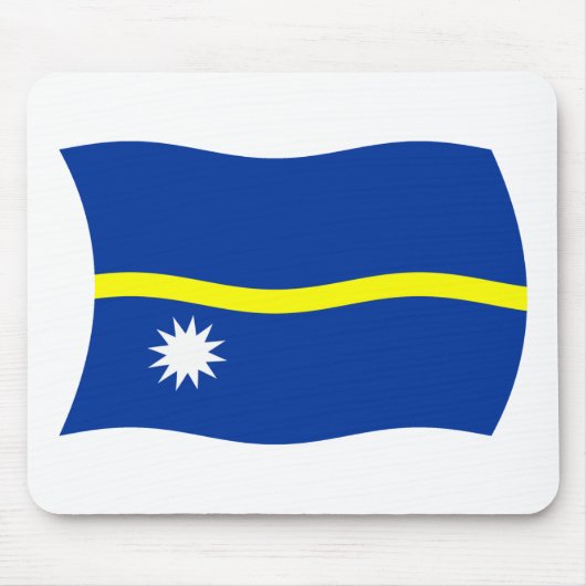 Tapis De Souris Drapeau Nauru Mousepad (Devant)