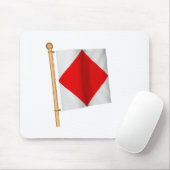 Tapis De Souris Drapeau nautique 'F (Avec souris)