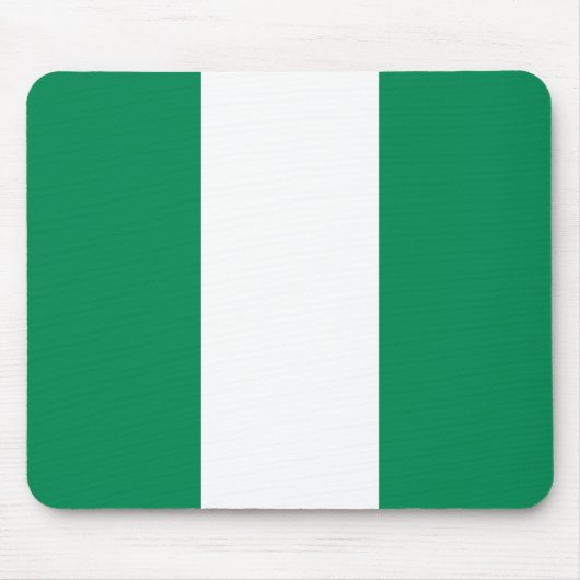 Tapis De Souris Drapeau nigérian (Devant)