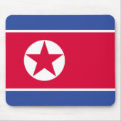 Tapis De Souris Drapeau nord-coréen (Devant)