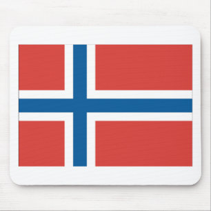 Tapis De Souris Drapeau norvégien