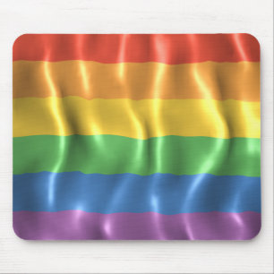 Tapis De Souris Drapeau ondulé de fierté