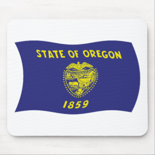 Tapis De Souris Drapeau Oregon Mousepad