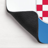 Tapis De Souris Drapeau ou drapeau croate de Croatie (Coin)