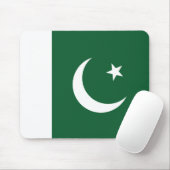 Tapis De Souris Drapeau pakistanais Mousepad (Avec souris)