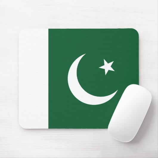 Tapis De Souris Drapeau pakistanais Mousepad (Avec souris)