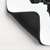 Tapis De Souris Drapeau panafricain Noir Histoire Mois Art Design (Coin)