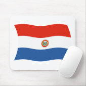 Tapis De Souris Drapeau paraguayen Mousepad (Avec souris)