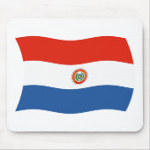 Tapis De Souris Drapeau paraguayen Mousepad (Devant)