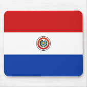Tapis De Souris Drapeau paraguayen Mousepad (Devant)