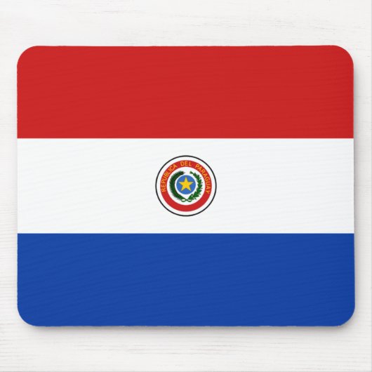 Tapis De Souris Drapeau paraguayen Mousepad (Devant)