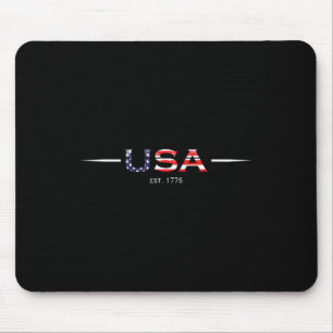 Tapis De Souris Drapeau patriotique américain de l'est 1776 4 juil