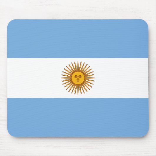Tapis De Souris Drapeau patriotique argentin (Devant)