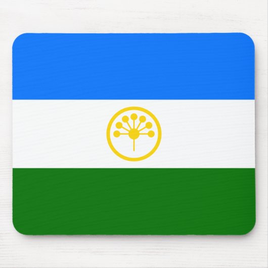 Tapis De Souris Drapeau patriotique Bachkortostan (Devant)