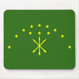 Tapis De Souris Drapeau patriotique d'Adyguée
