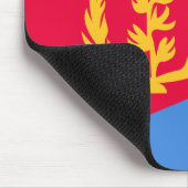 Tapis De Souris Drapeau patriotique de l'Érythrée (Coin)