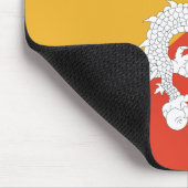 Tapis De Souris Drapeau patriotique du Bhoutan (Coin)