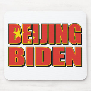Tapis De Souris Drapeau Pékin-Biden-Chine.