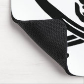 Tapis De Souris Drapeau pirate crâne épées croisées (Coin)