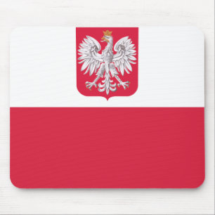 Tapis De Souris Drapeau polonais