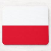 Tapis De Souris Drapeau polonais Mousepad (Devant)