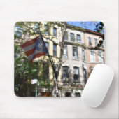 Tapis De Souris Drapeau porto-ricain Upper West Side New York NYC (Avec souris)