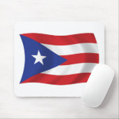 Tapis De Souris Drapeau Porto Rico Mousepad (Avec souris)