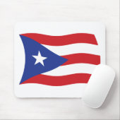 Tapis De Souris Drapeau Porto Rico Mousepad (Avec souris)