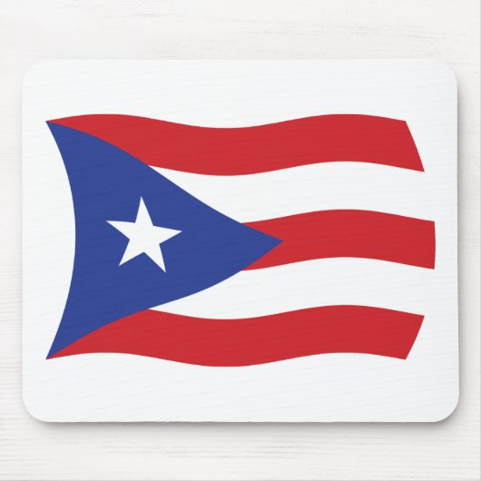 Tapis De Souris Drapeau Porto Rico Mousepad (Devant)