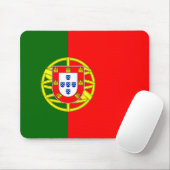 Tapis De Souris Drapeau portugais (Avec souris)