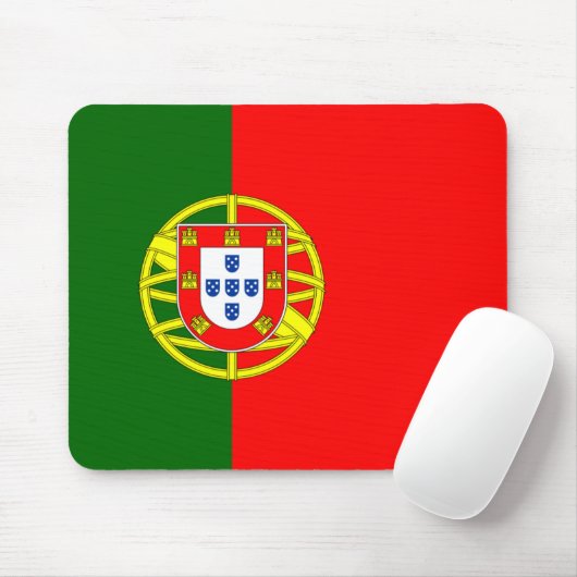 Tapis De Souris Drapeau portugais Mousepad (Avec souris)