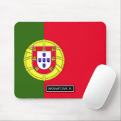 Tapis De Souris Drapeau Portugal (Avec souris)
