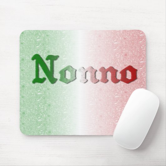 Tapis De Souris Drapeau première génération italien Mousepad de (Avec souris)