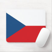 Tapis De Souris Drapeau République tchèque (Avec souris)
