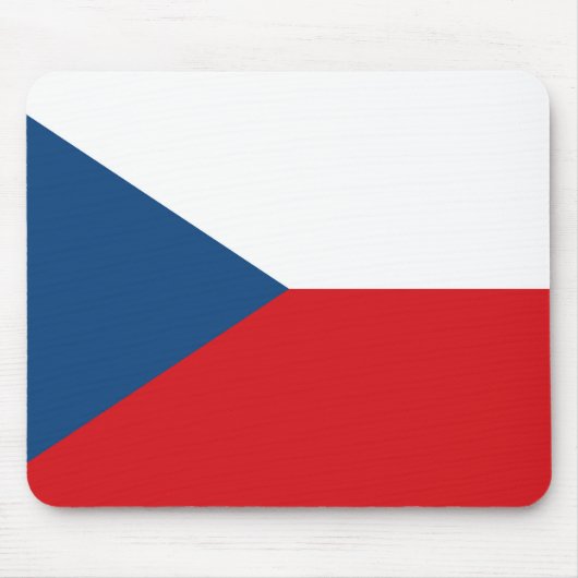 Tapis De Souris Drapeau République tchèque (Devant)