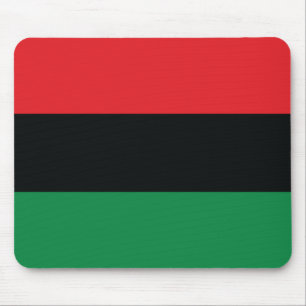 Tapis De Souris Drapeau rouge, noir et vert