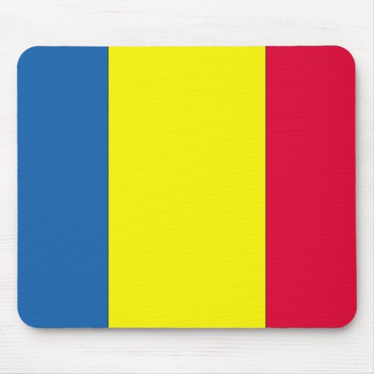 Tapis De Souris Drapeau roumain (Devant)