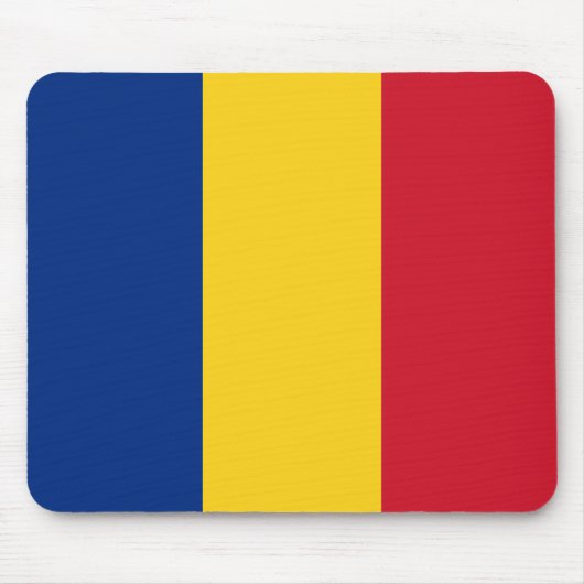 Tapis De Souris Drapeau roumain (Roumanie) (Devant)
