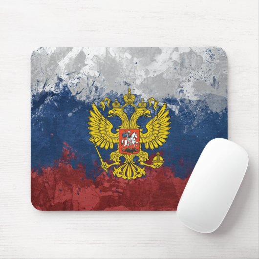 Tapis De Souris Drapeau russe (Avec souris)