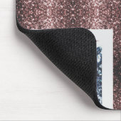 Tapis De Souris Drapeau rustique UK rouge bleu étincelants parties (Coin)