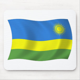 Tapis De Souris Drapeau rwandais Mousepad
