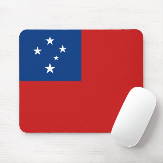 Tapis De Souris Drapeau Samoa Mousepad (Avec souris)