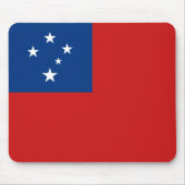 Tapis De Souris Drapeau Samoa Mousepad (Devant)