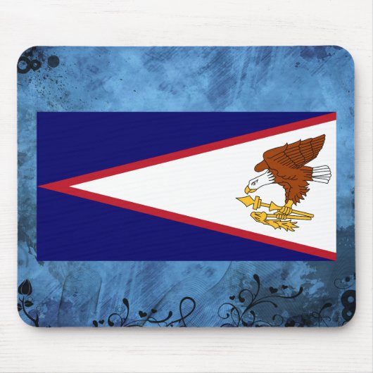 Tapis De Souris Drapeau Samoan (Devant)