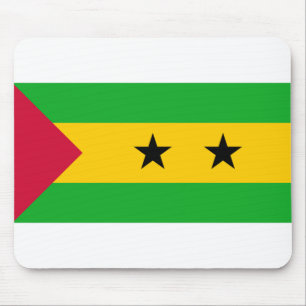 Tapis De Souris Drapeau Sao Tomé-et-Principe